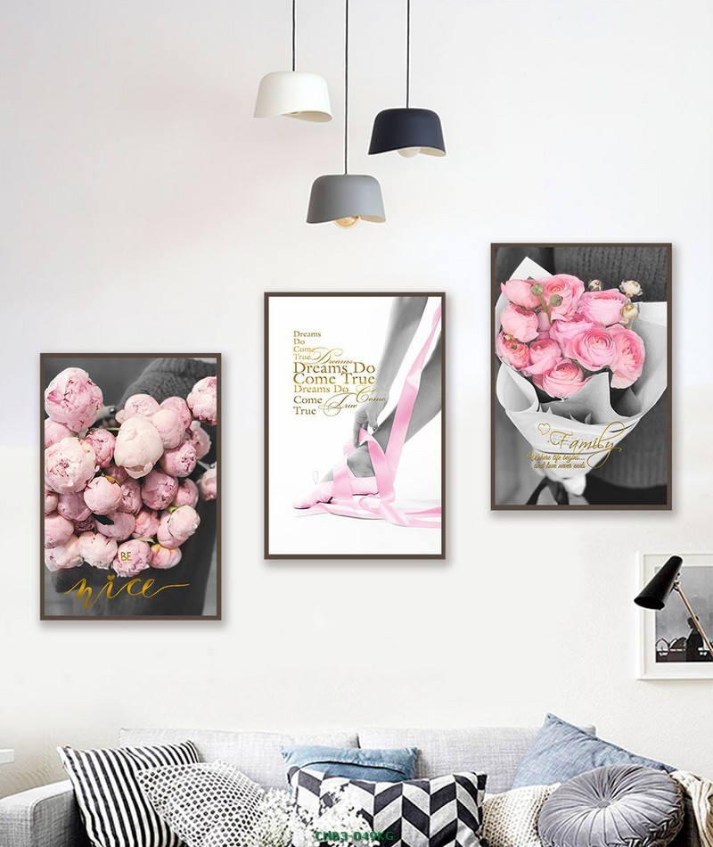 Hoa mẫu đơn và ballet CHB3-049KG